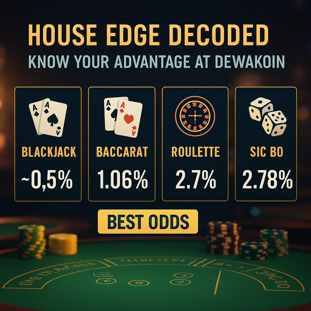 House Edge Decoded: Play the Smartest Casino Games at Dewakoin