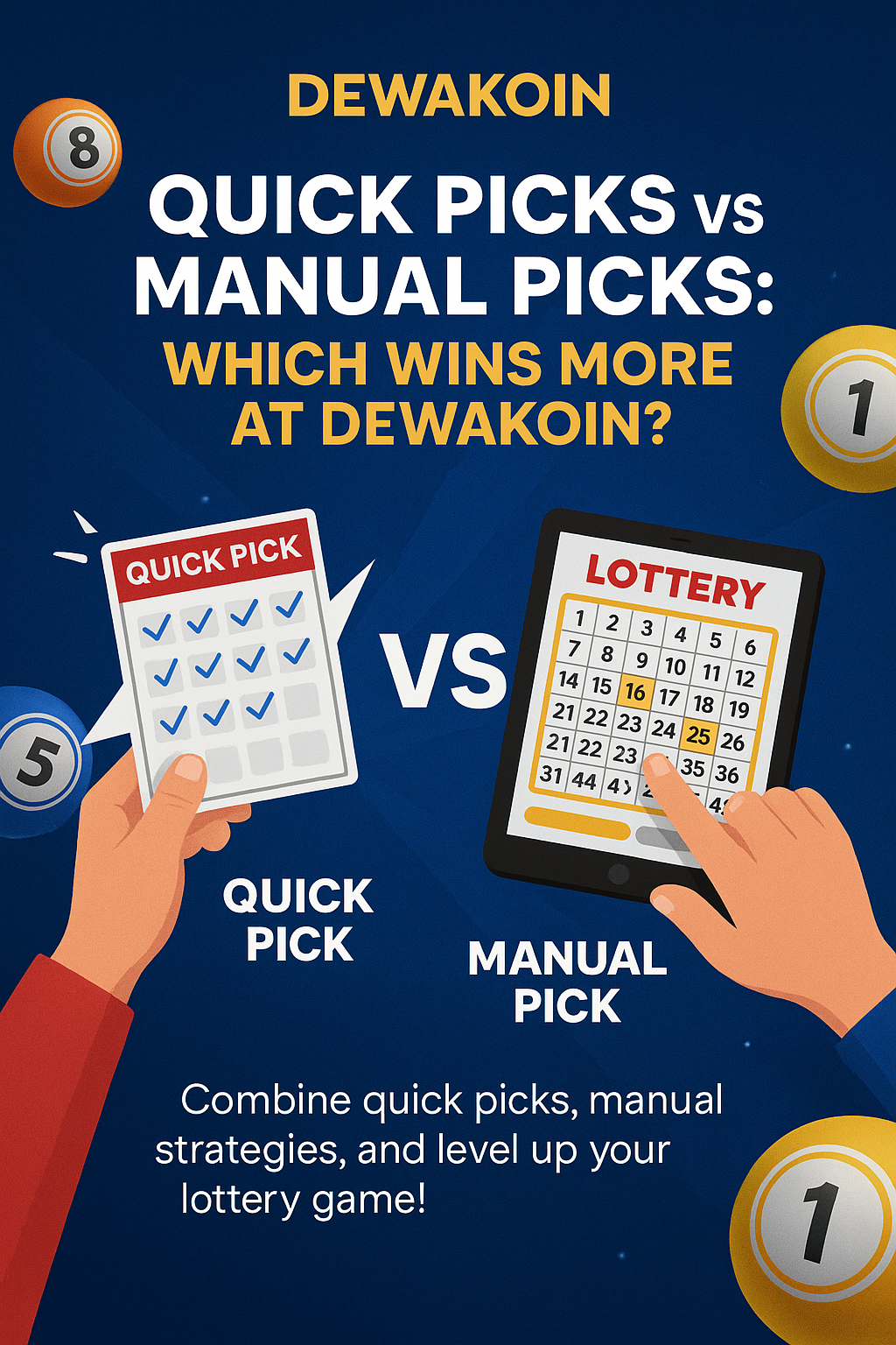 Quick Picks vs Manual Picks: Which Wins More at Dewakoin?