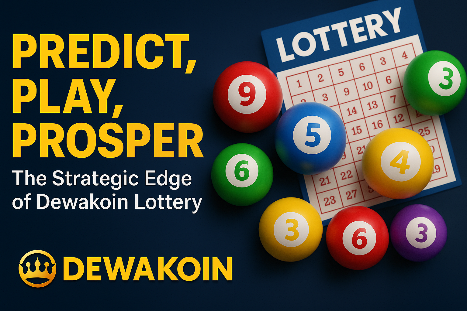 Predict, Play, Prosper: The Strategic Edge of Dewakoin Lottery