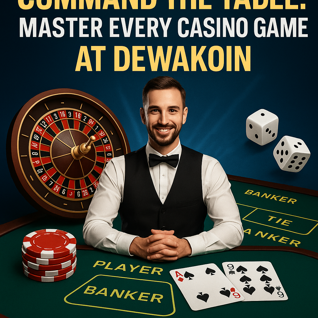 Command the Table: Master Every Casino Game at Dewakoin