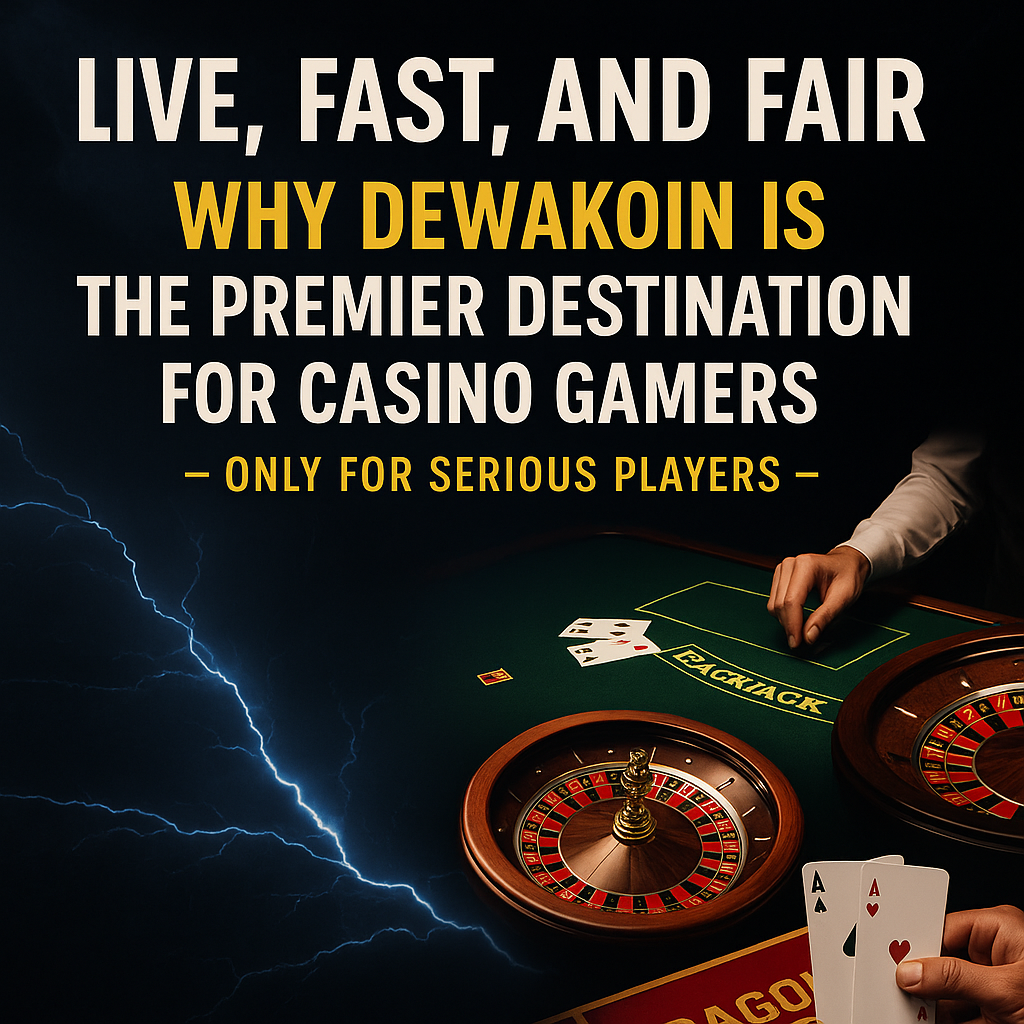 Live, Fast, and Fair: Why Dewakoin Is the Premier Destination for Casino Gamers