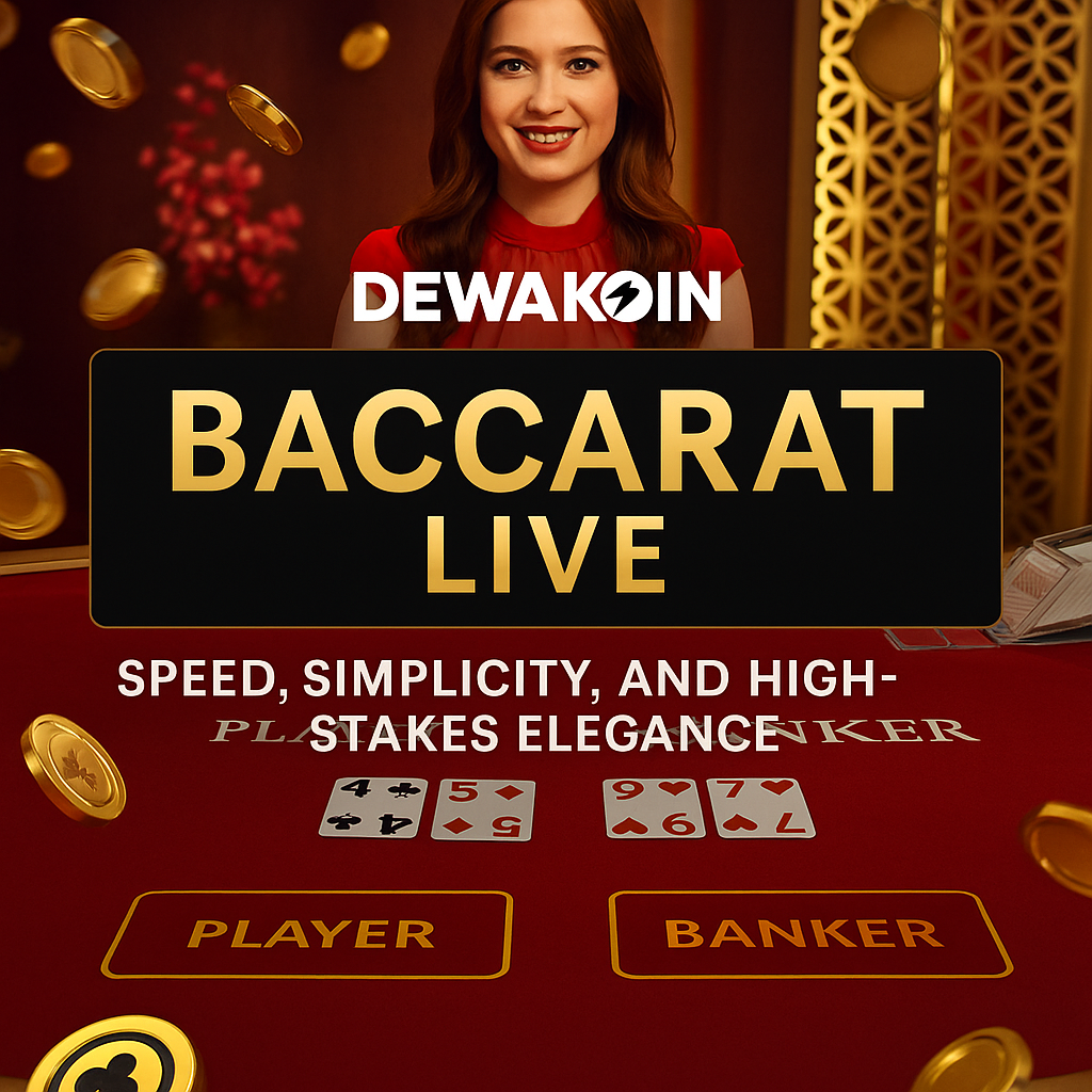 Baccarat Live at Dewakoin: Speed, Simplicity, and High-Stakes Elegance