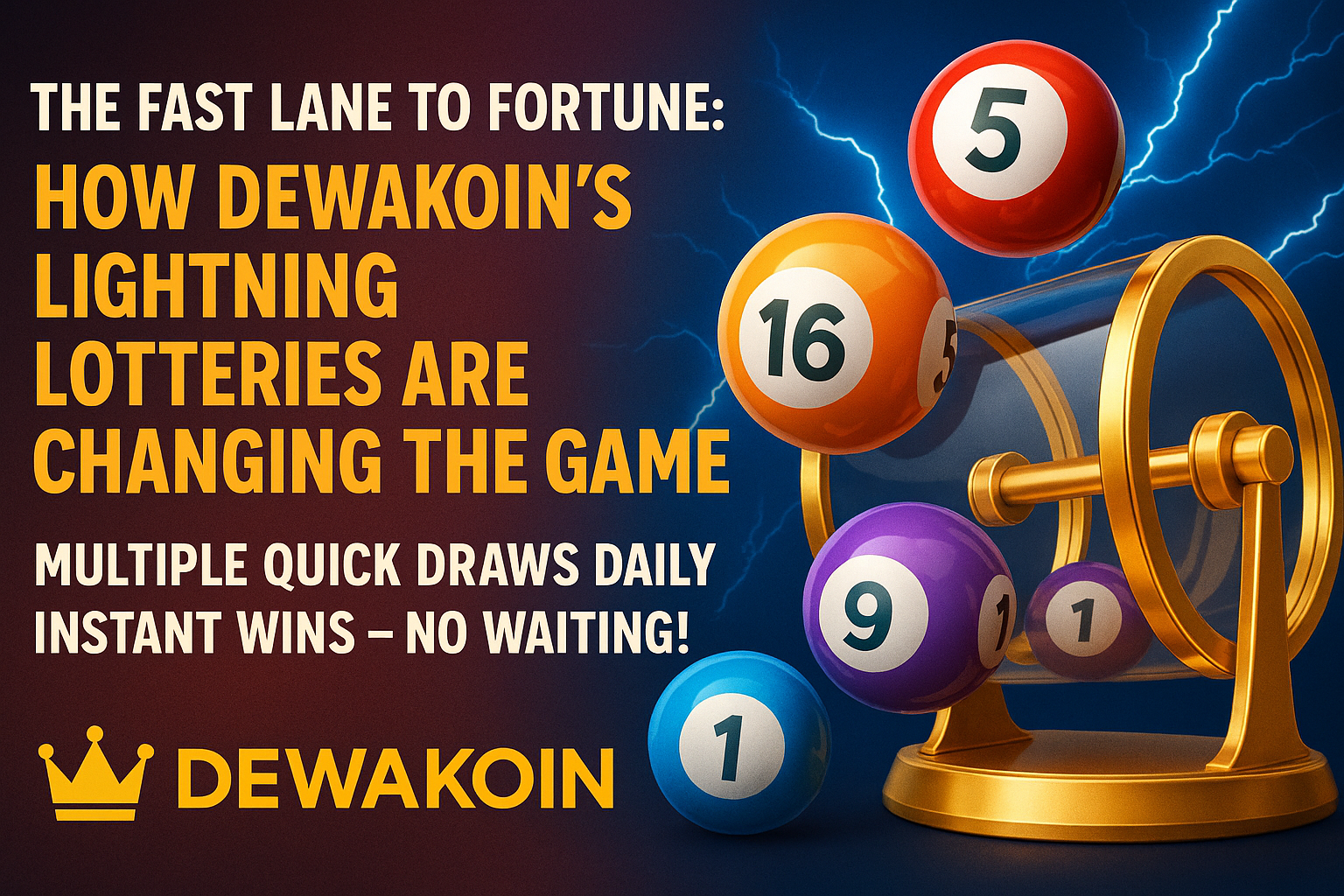 The Fast Lane to Fortune: How Dewakoin’s Lightning Lotteries Are Changing the Game
