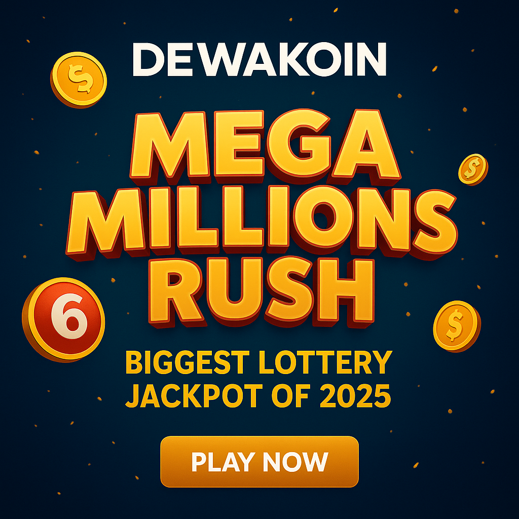 Mega Millions Rush: Dewakoin’s Biggest Lottery Jackpot of 2025