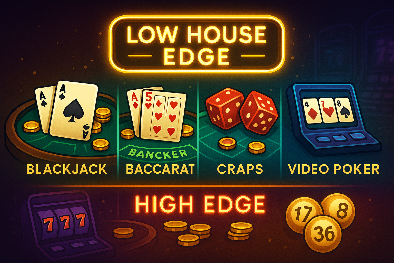 House Edge Revealed: The Casino Games That Actually Favor Players