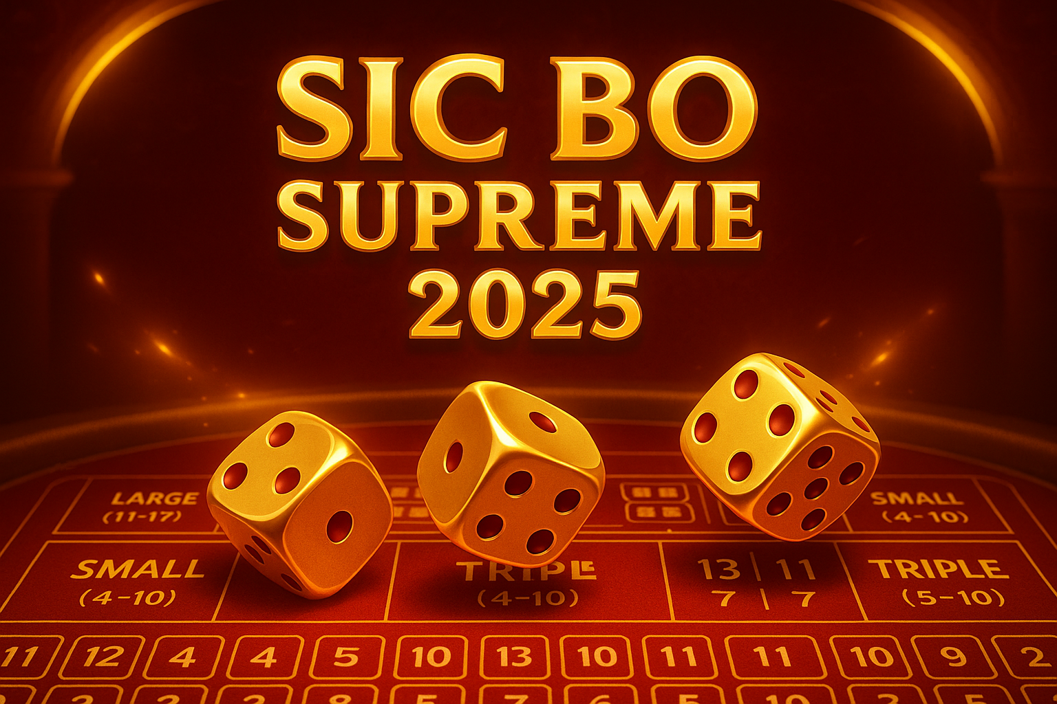 Sic Bo Supreme 2025: Master the Dice and Win Big at the Table