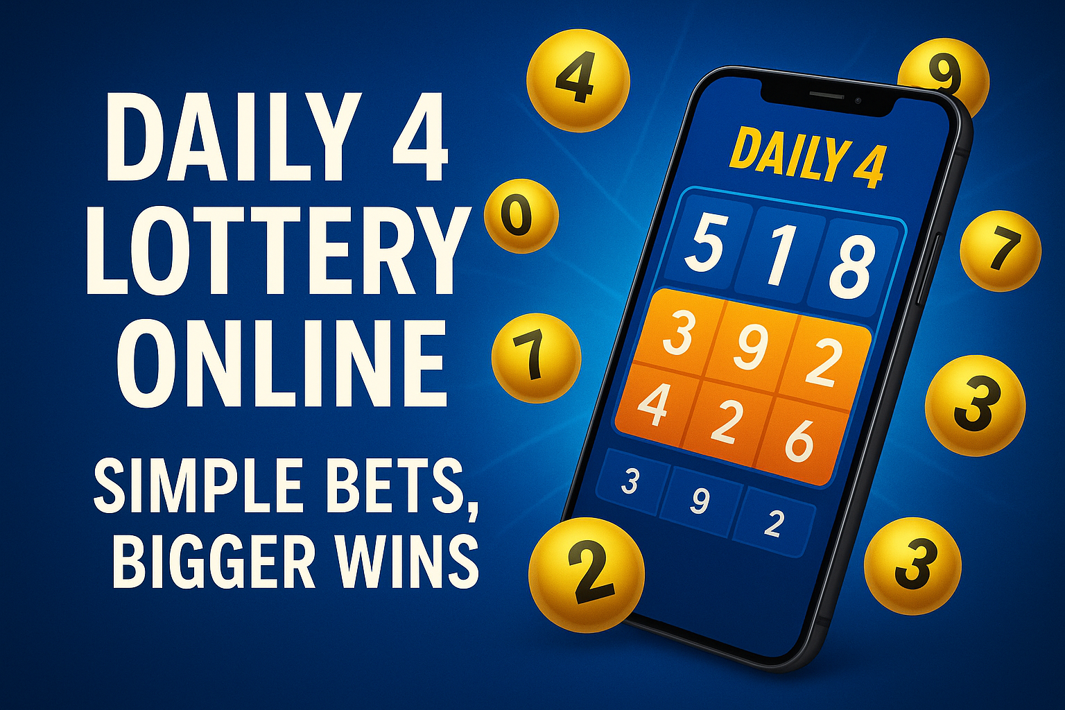 Daily 4 Lottery Online: Simple Bets, Bigger Wins