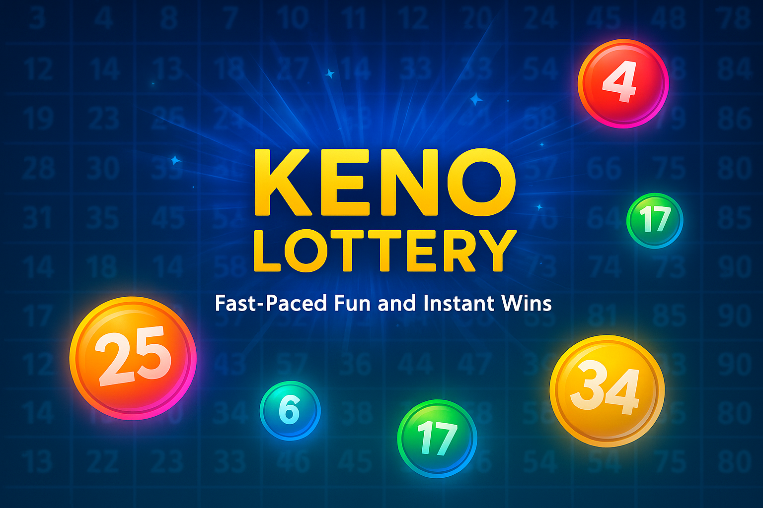 Keno Lottery: Fast-Paced Fun and Instant Wins